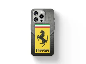 Ferrari Custodia Silicone Smartphone Tocco di Lusso